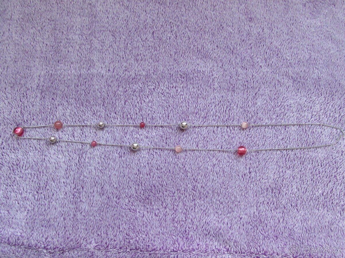 DRAHÉ KAMENY a BIŽUTERIE - NÁRAMKY, NÁHRDELNÍKY, KORÁLE - 7