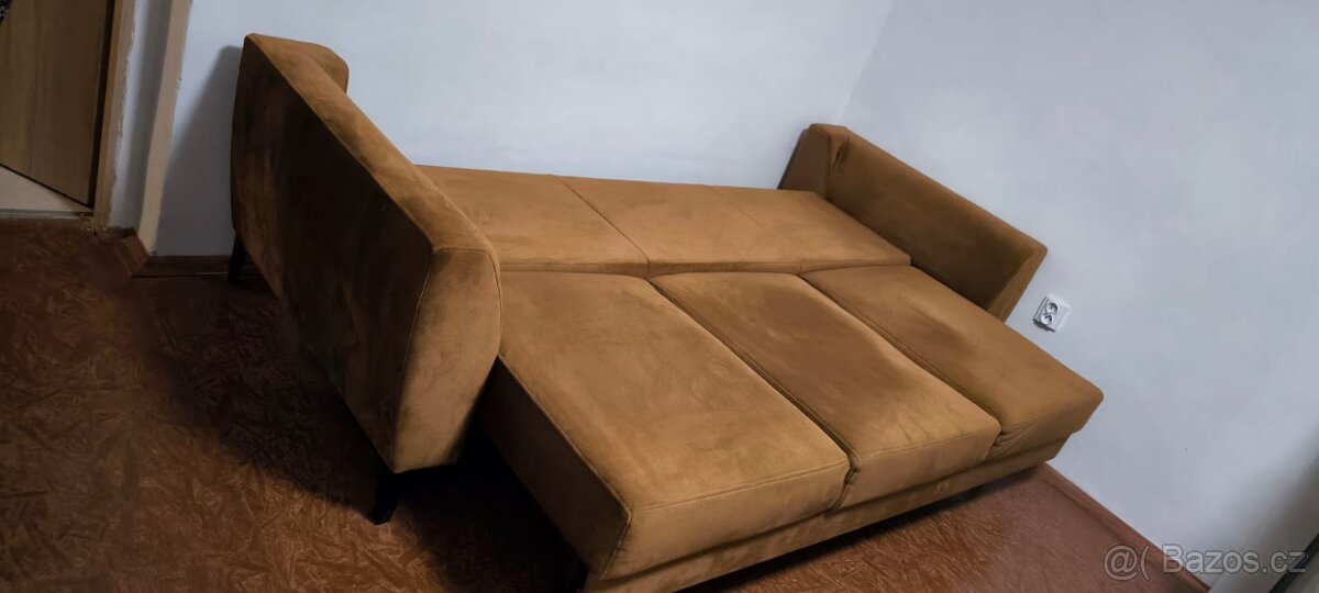 Prodám zánovní rozkládací sedačku - 7