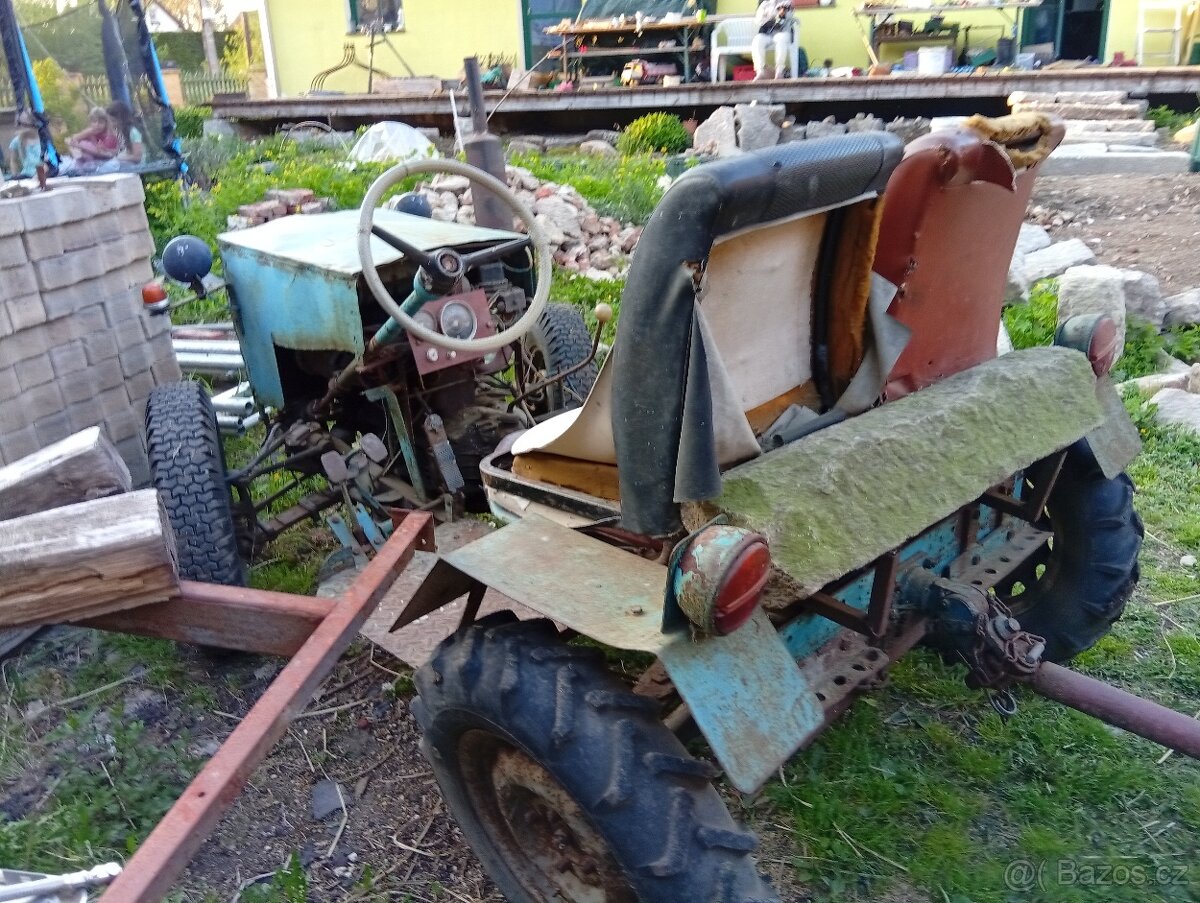 Traktor domácí výroby - POJÍZDNÝ - Octavia, Spartak (Tudor) - 7