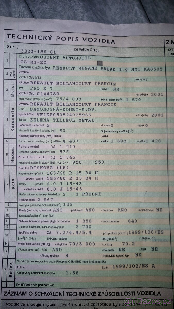 Renault Megane Break 1.9. Dci - 7