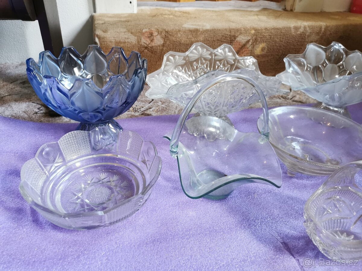 Skleněné mísy, sada 11 ks nebo jednotlivě - 7