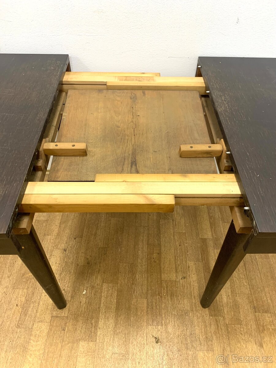 Retro stůl 60. léta Halabala rozkládací - 7