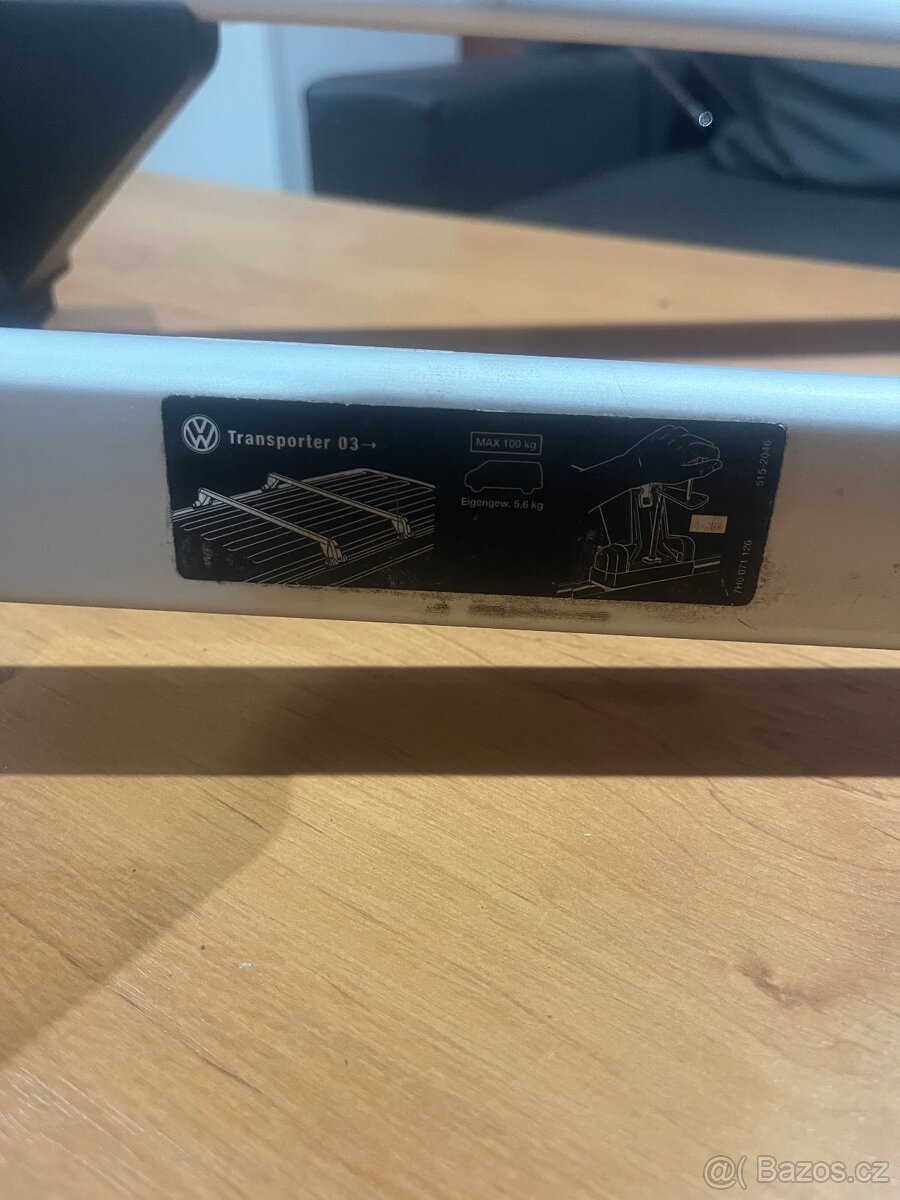 Vw T5 T6 transportér, Multivan, Caravelle příčníky Original - 7