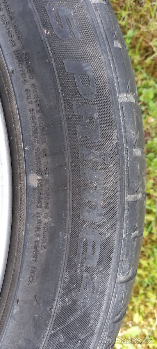 Alu kola Bene PEUGEOT/FORD 15",pneu 195/50R15,podložky 20 - 7