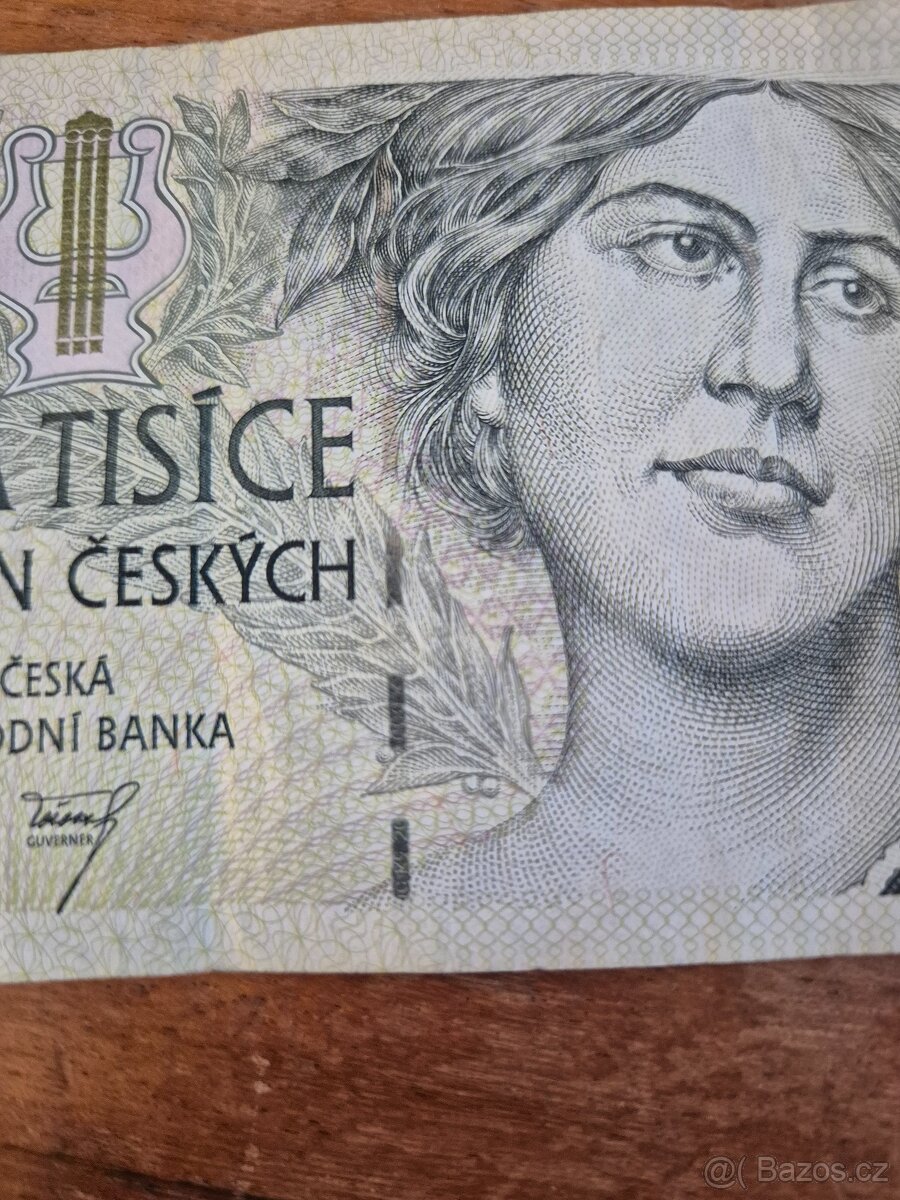 Bankovka 2000 Kč rok 1999 - 7