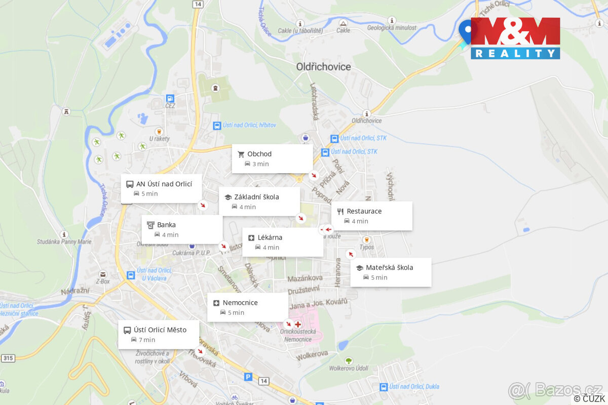 Prodej pozemku k bydlení, 1510 m², Ústí nad Orlicí - 7