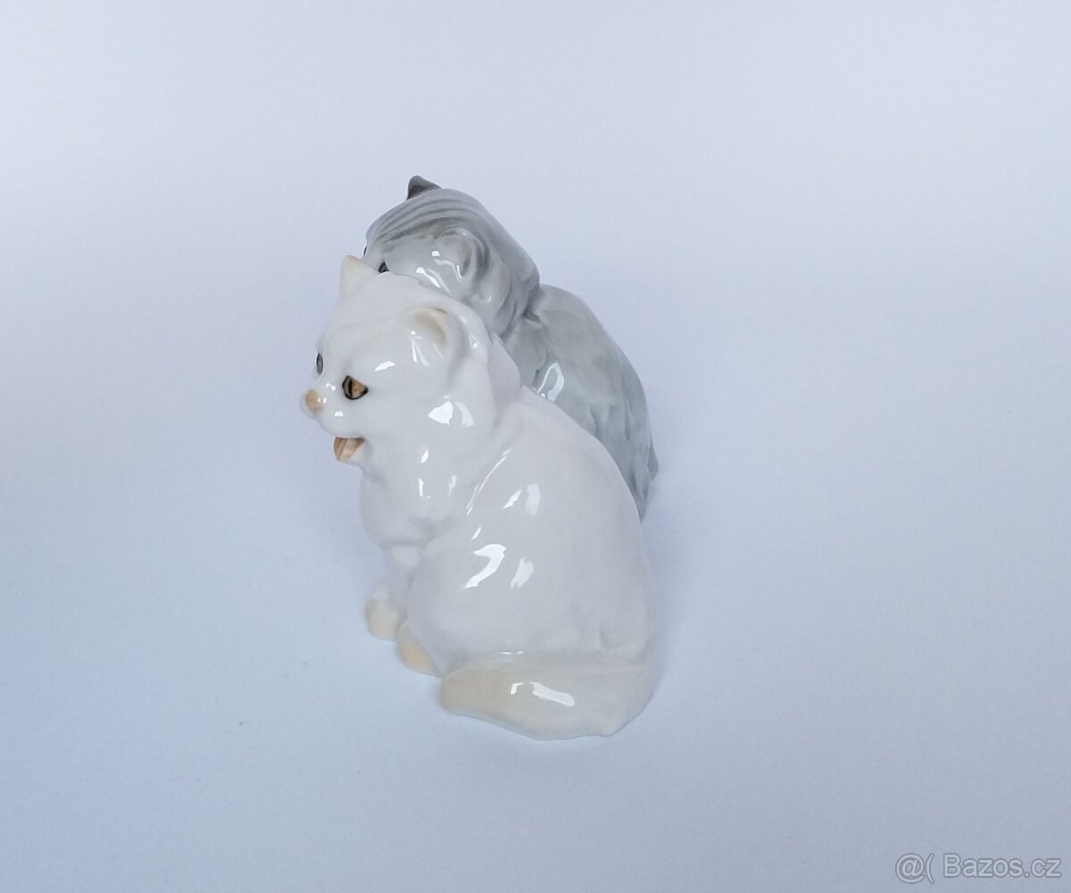 Porcelánová figurka - perské kočky - Hutschenreuther - 7