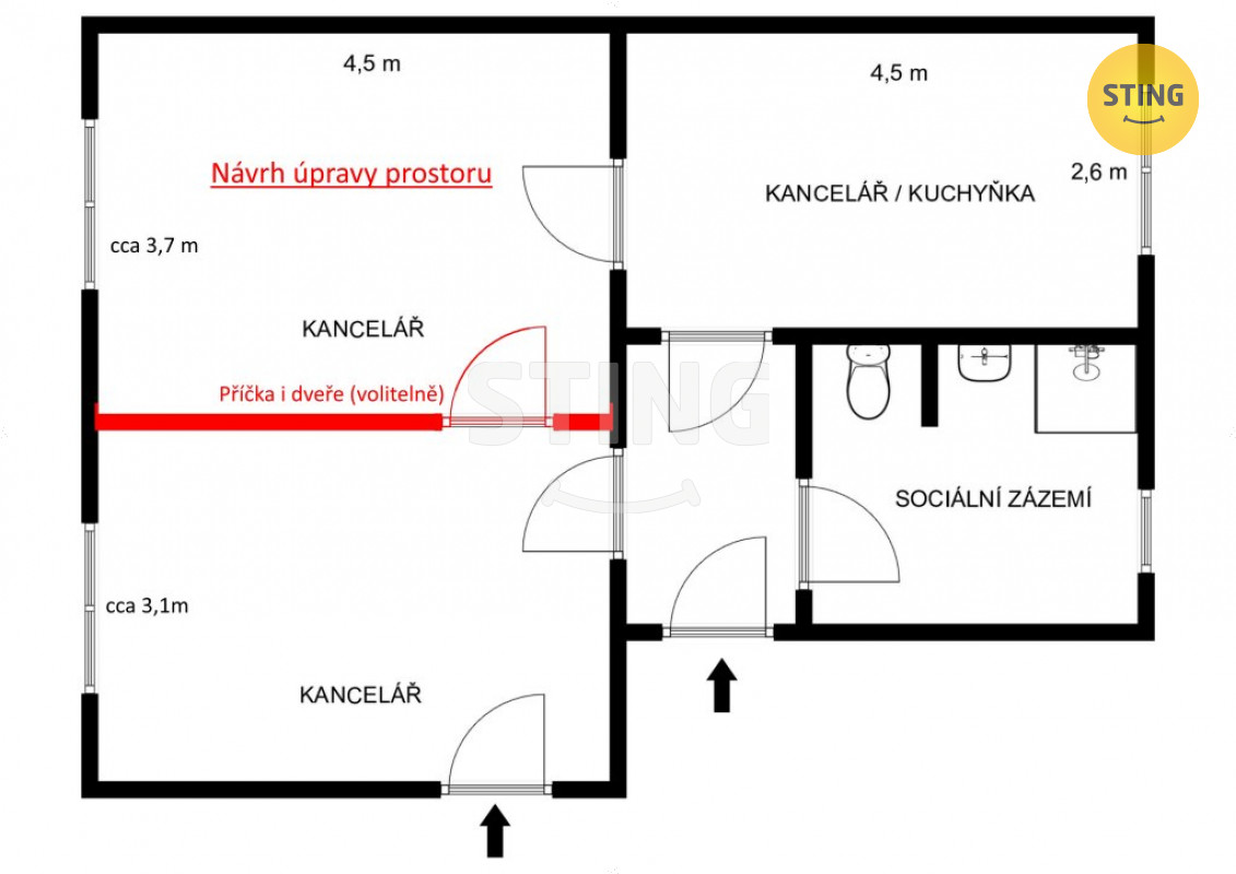 Pronájem komerčního prostoru 54 m², 133960 - 7