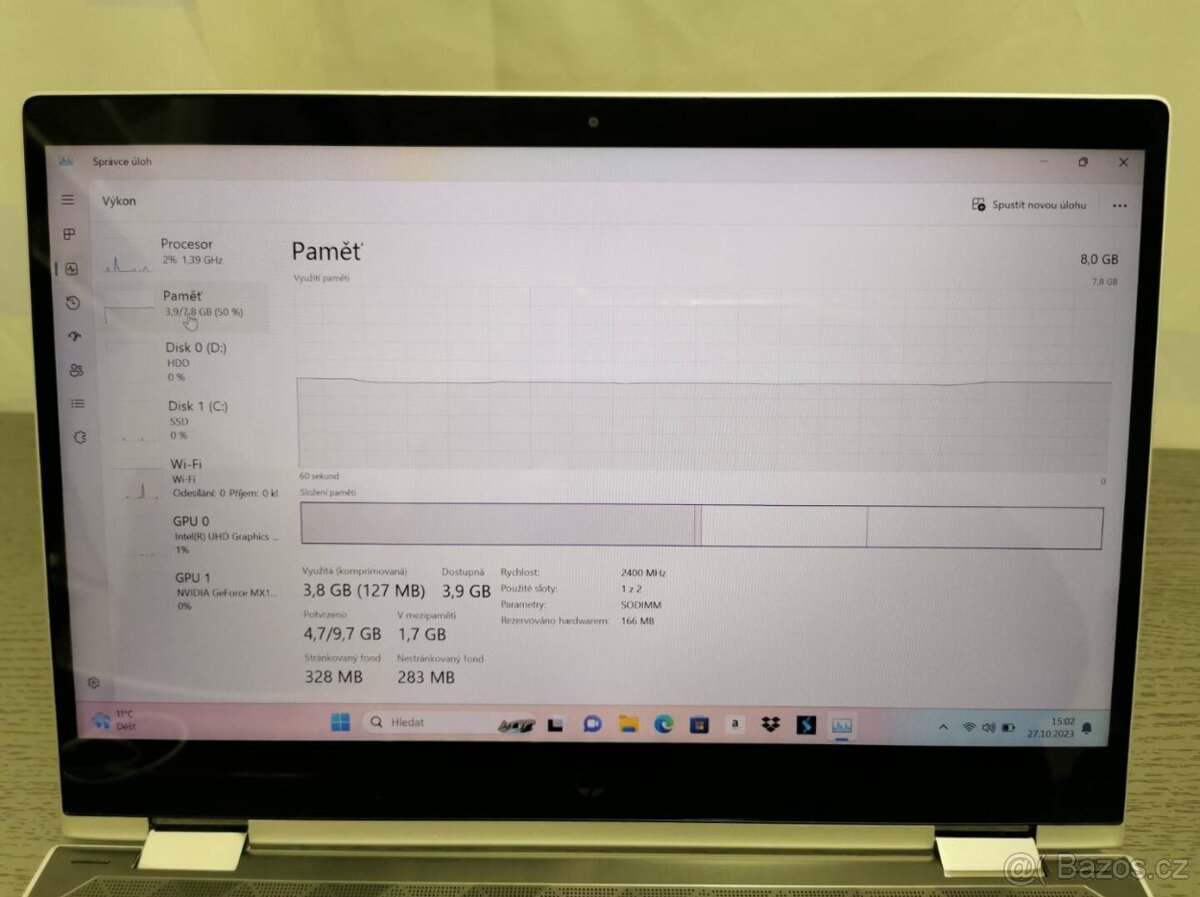Notebook HP Pavilion x360 - 7
