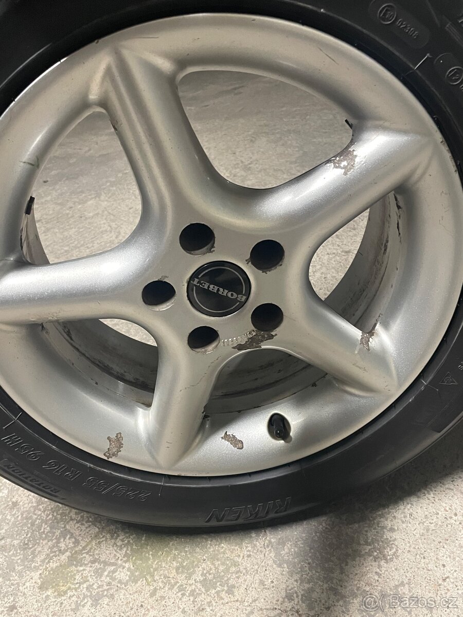 Zimní sada alu kol + pneu Riken Snowtime 225/55 R16 – pěkný - 7