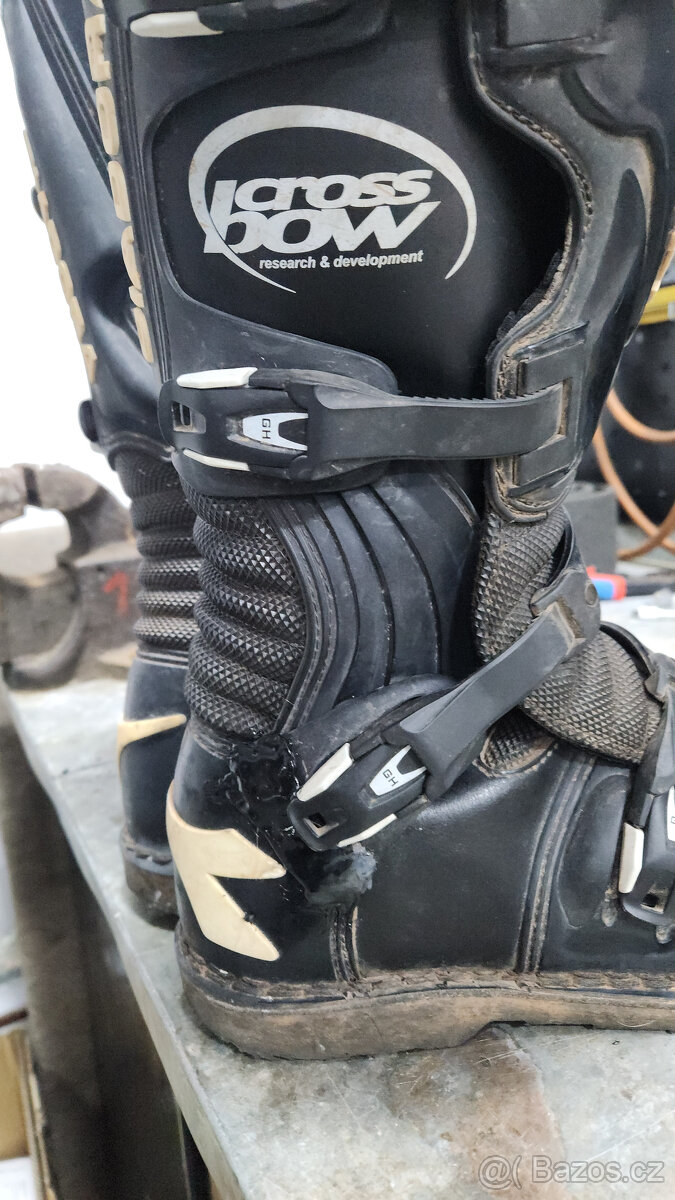 POŠKOZENÉ Diadora CROSS BOW VELIKOST 46.Motokrosové boty. - 7