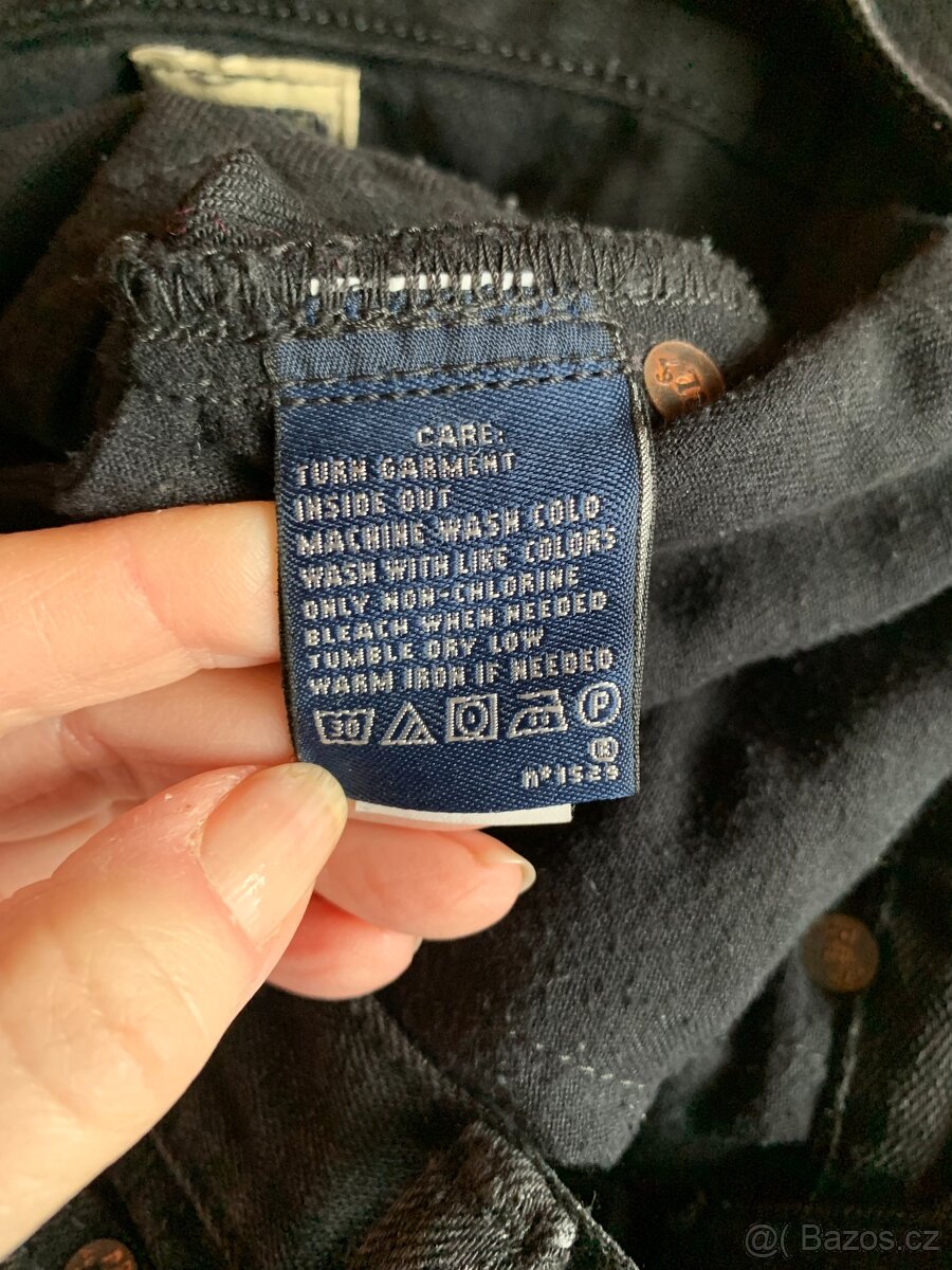 dámské černé džíny zn. RL - vel. 28 - 7