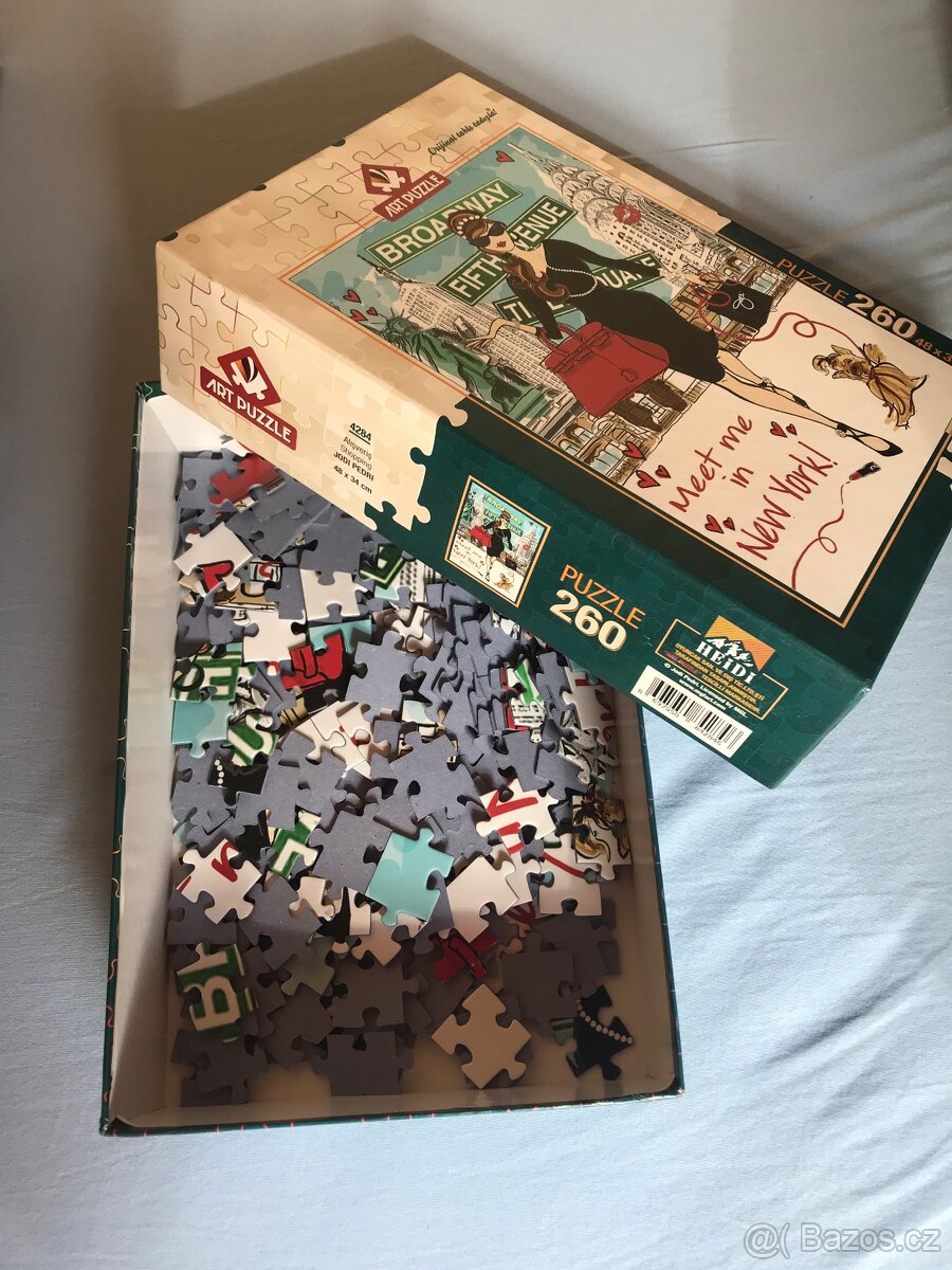 Dětská a jiná puzzle a MONOPOLY - 7