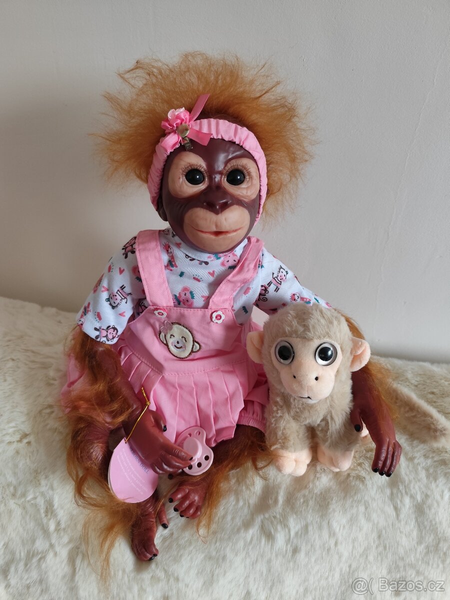 Opice opička panenka NOVÁ - 7