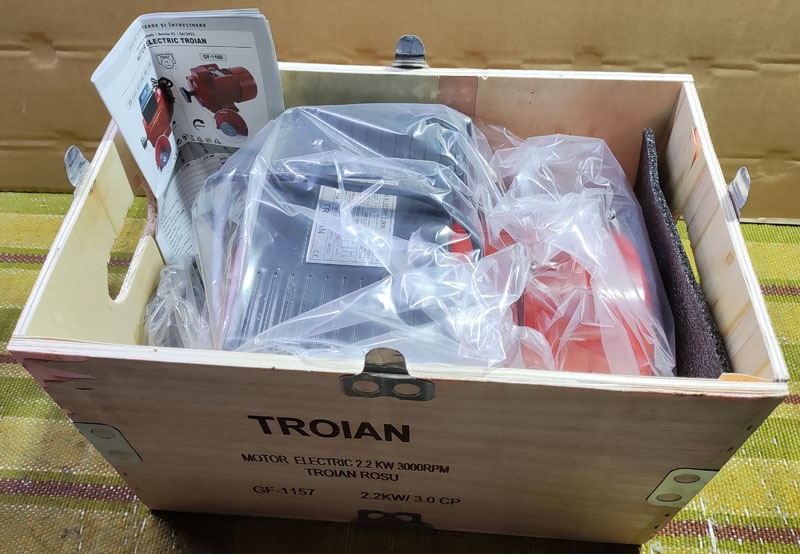 Elektromotor s řemenicí na 230V 2,2kW 3000otáček - 7