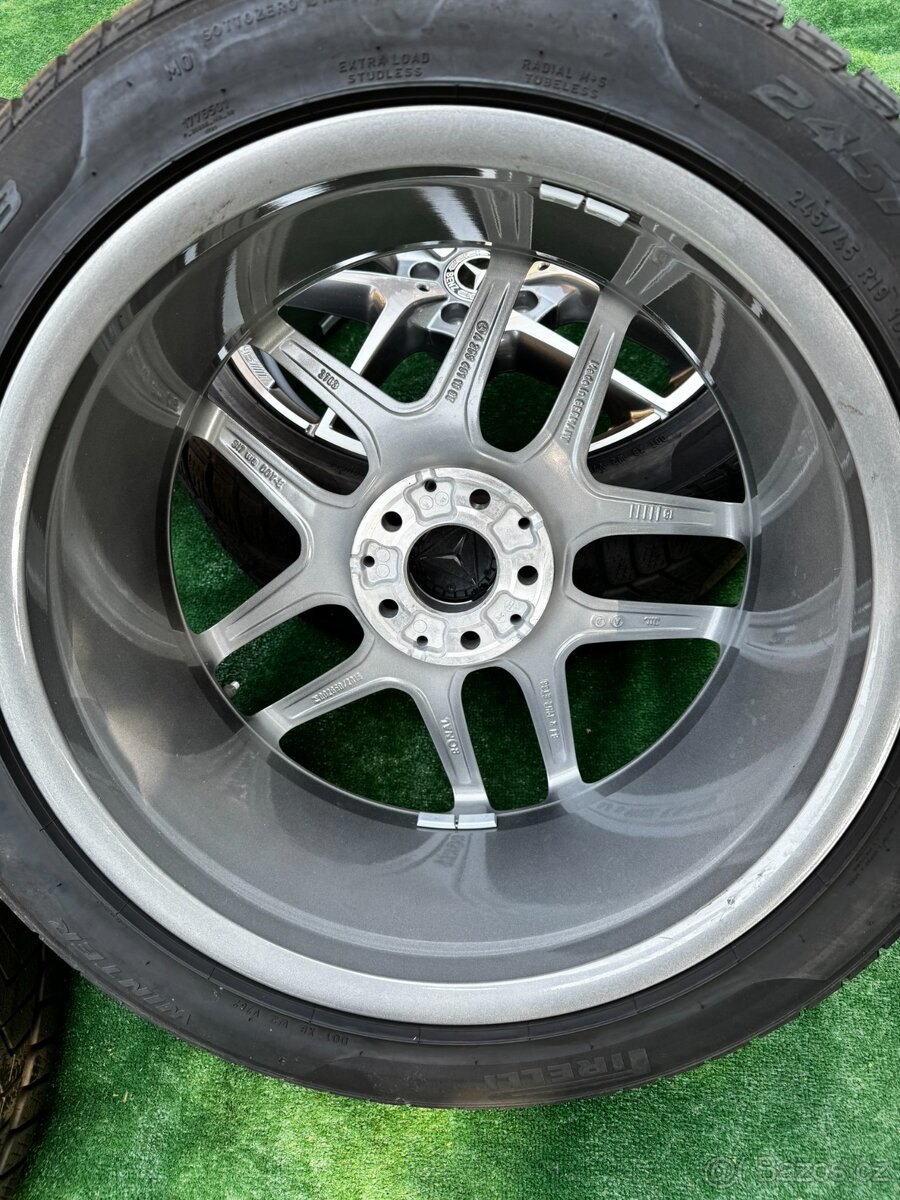 Originál alu kola Mercedes 5x112 R19 W213 all zimní - 7