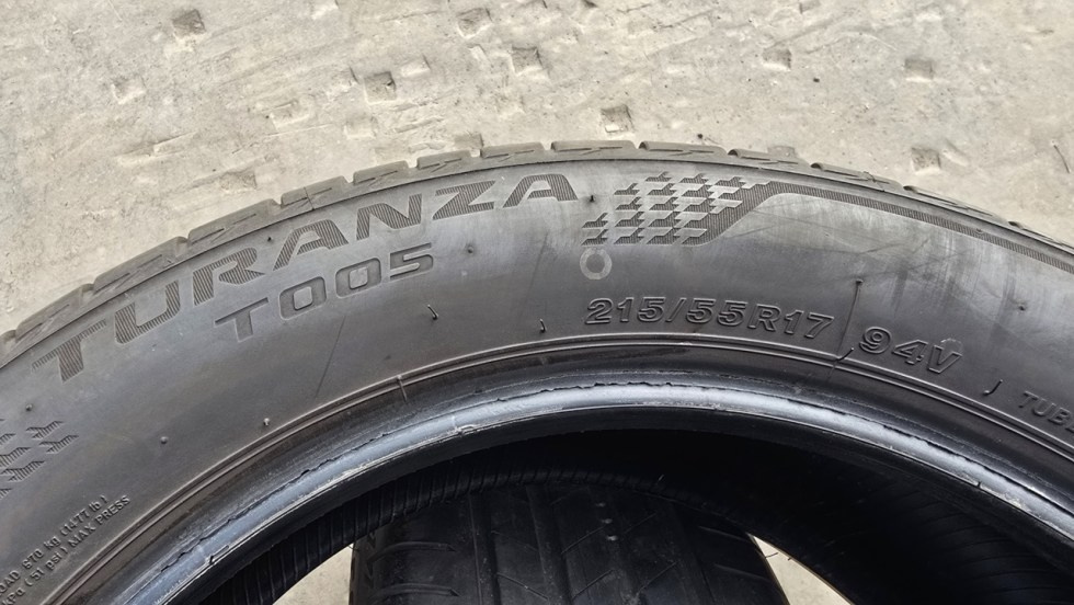 Letní pneu 215/55/17 Bridgestone - 7