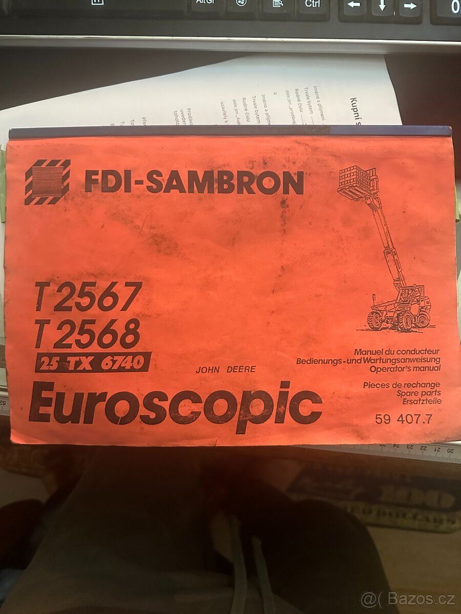 Teleskopický manipulátor Euroscopic Sambron - John Deere - 7