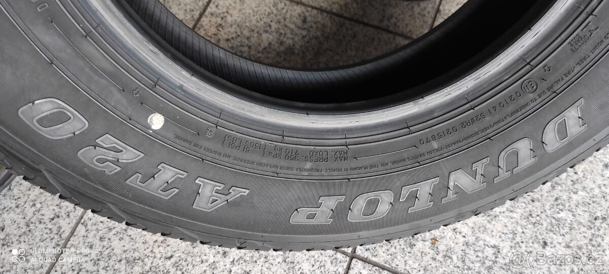 195/80 R15 96 S M+S Dunlop Grandtrek AT 20 - 7