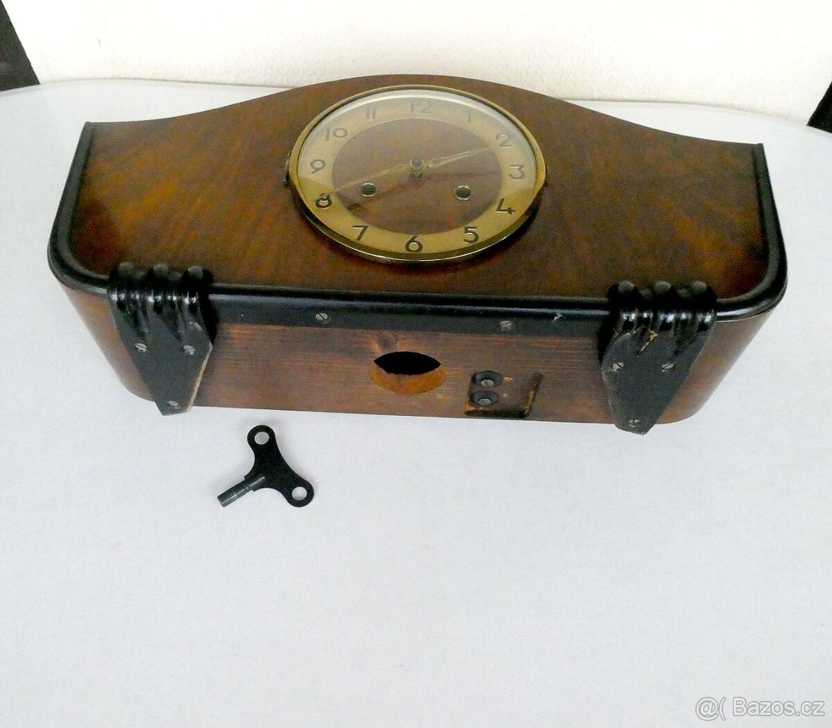 Starožitné krbové stolní hodiny - 7