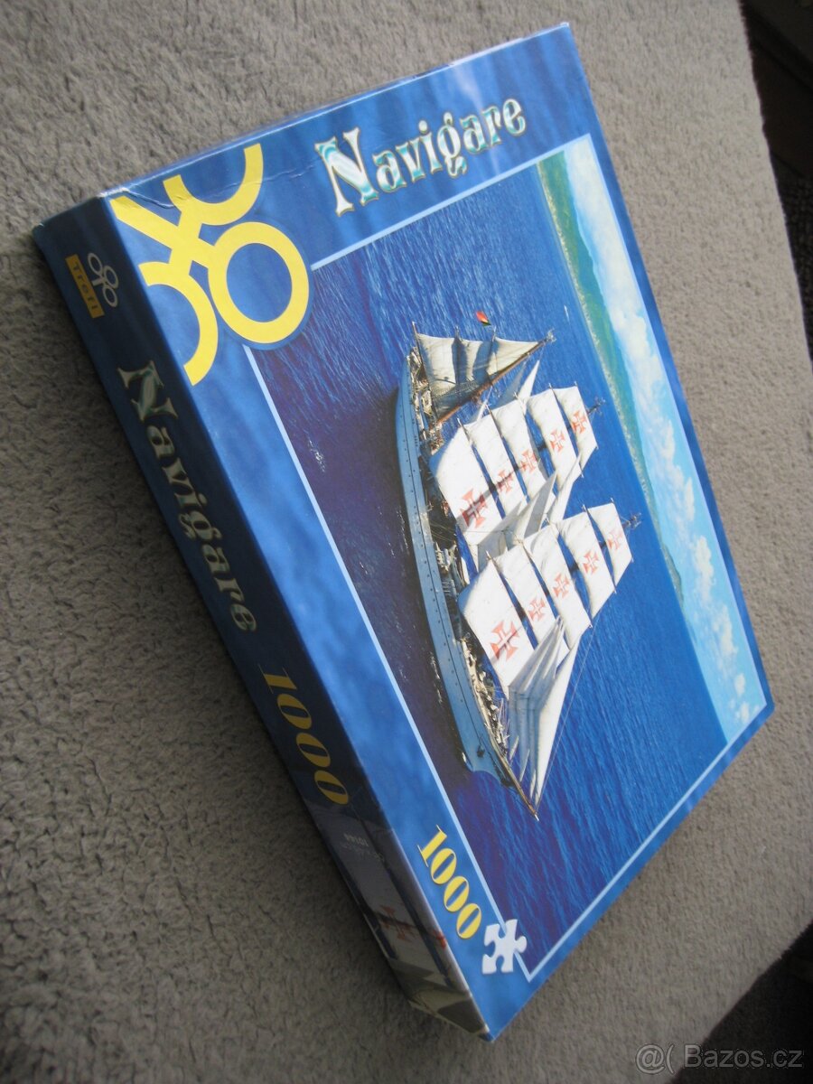 Puzzle, Plachetnice Sagres, 1000 dílků, 68x48 cm - 7