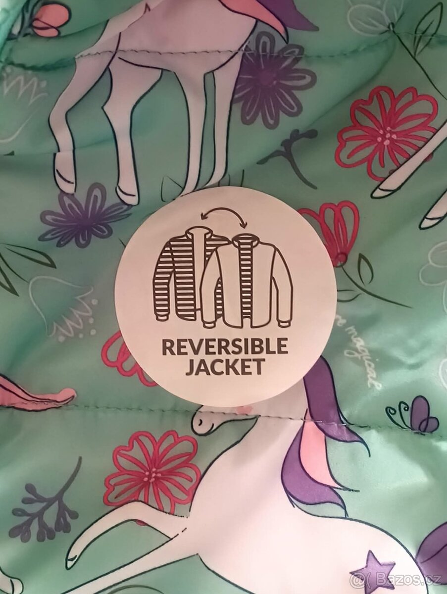 Dětská zimní bunda s kapucí.Zcela NOVÁ s visačkou Vel. 110 - 7