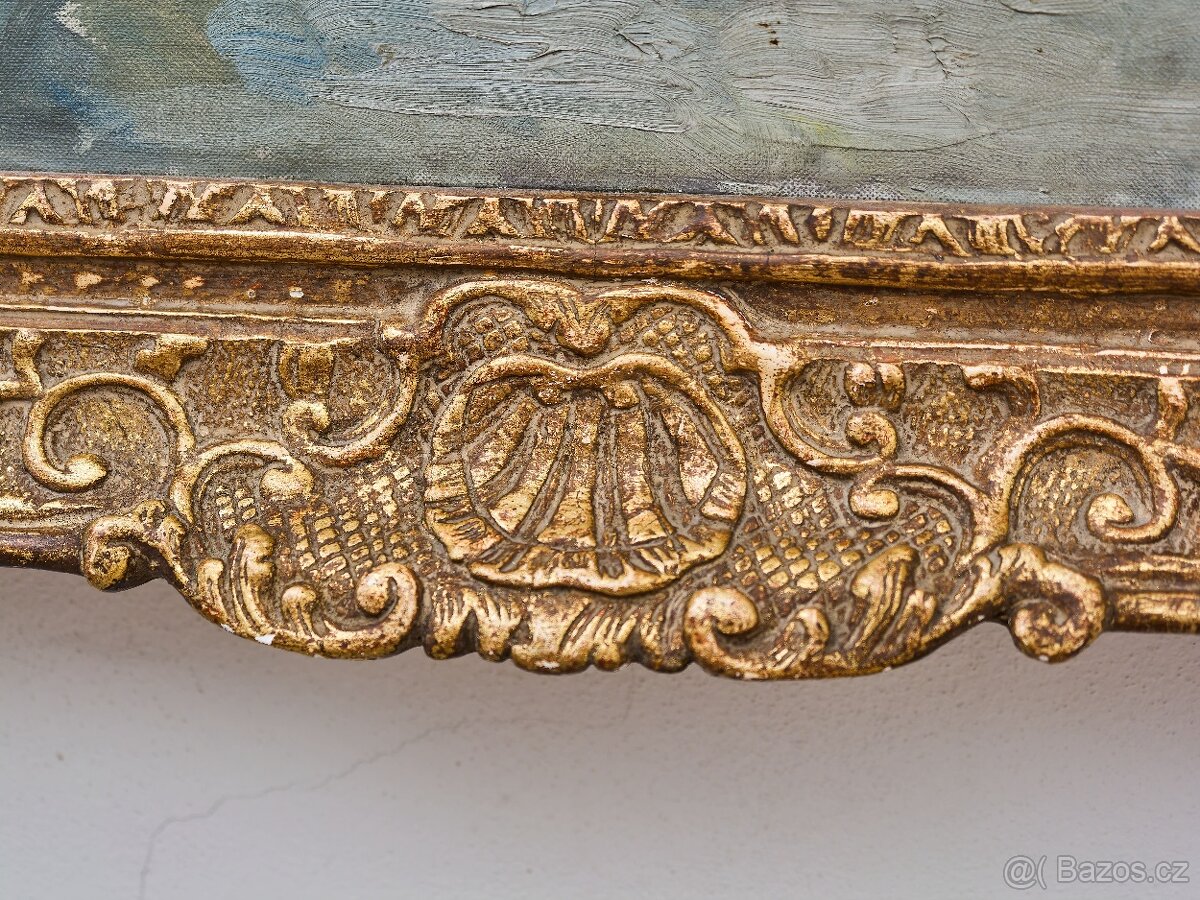 Zimní krajina s chaloupkou - 7