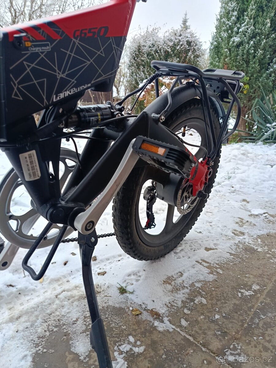 Skládací elektrokolo Lankeleisi C650 – zánovní, pouze 195 km - 7