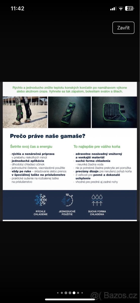 Chladící kamaše pro koně - 7