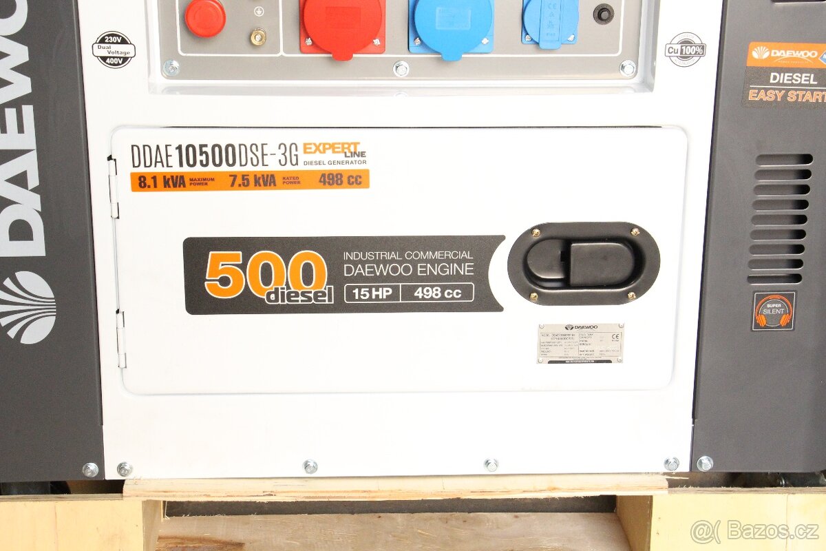 Elektrocentrála Daewoo DDAE10500DSE-3G 10,1KW - 7