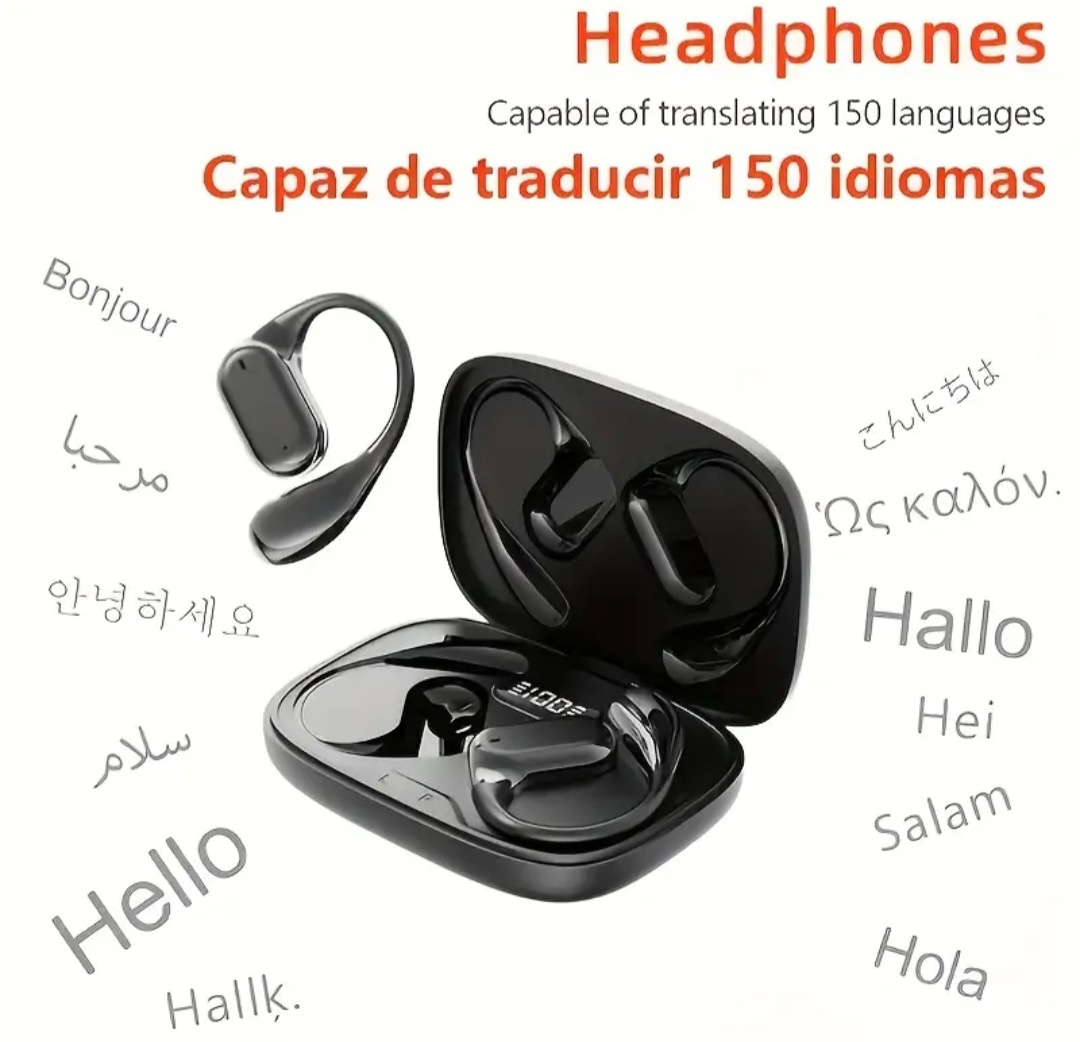 Bezdrátová sluchátka pro sport s uchycením za ucho - 7