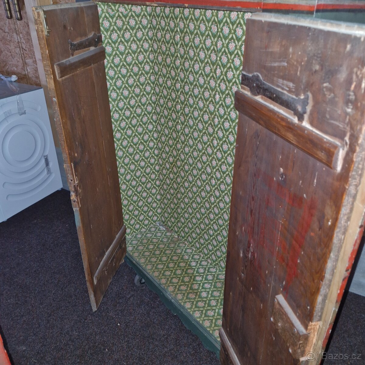 Starožitná skříň malovaná - 7