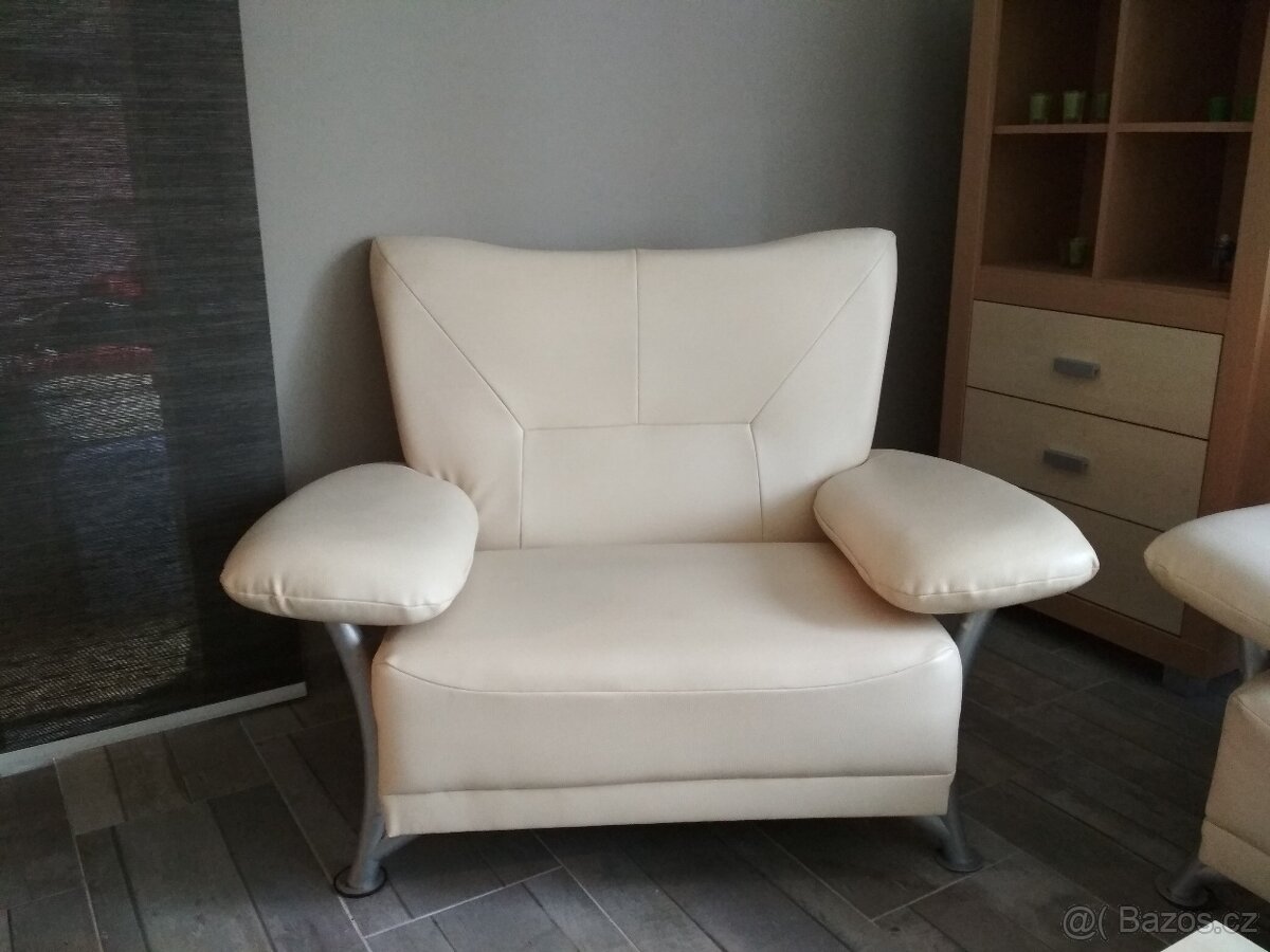 Luxusní kožená sedací souprava 3+2+1 - 7