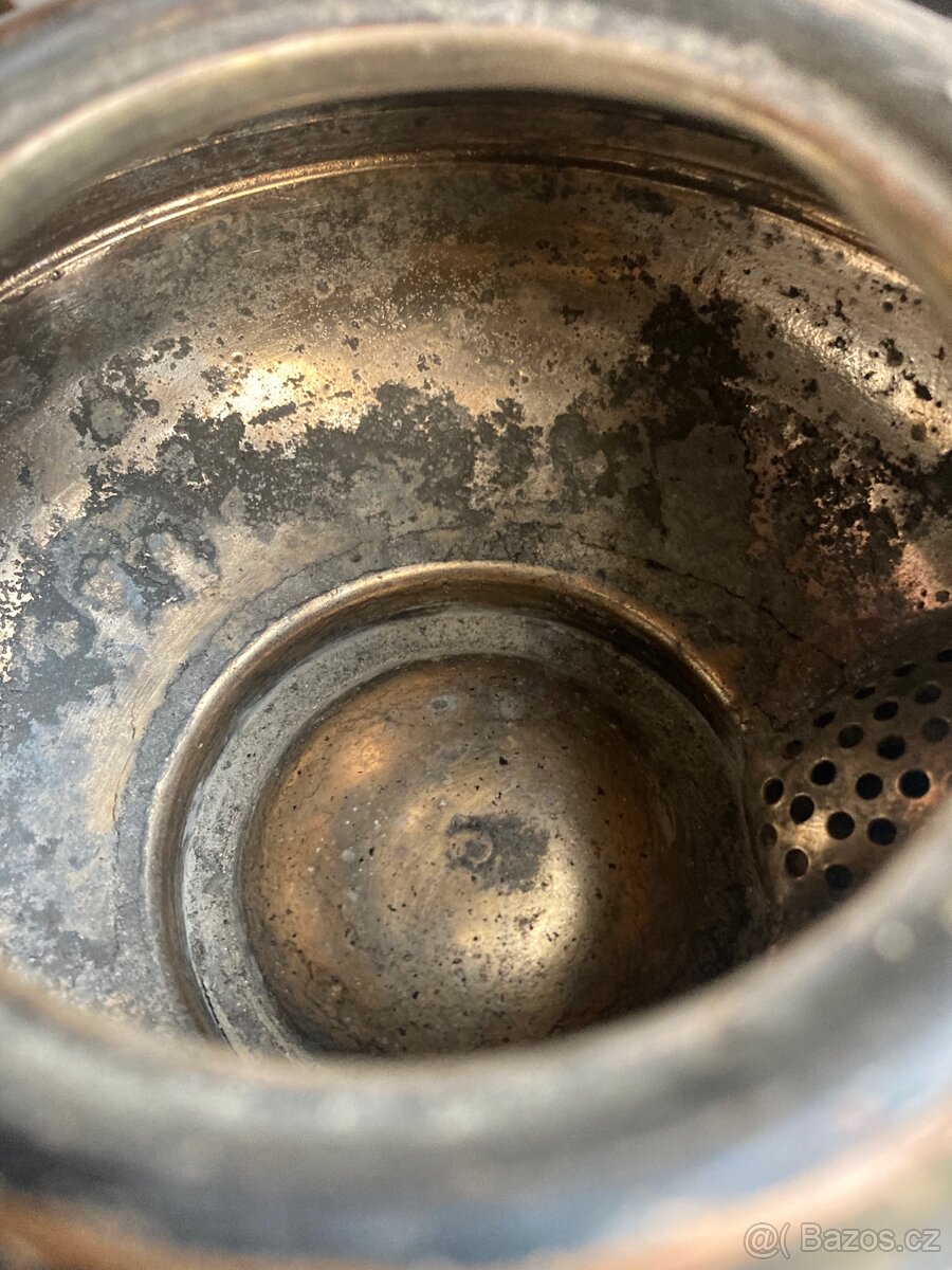 starožitná čajová konvice - 7