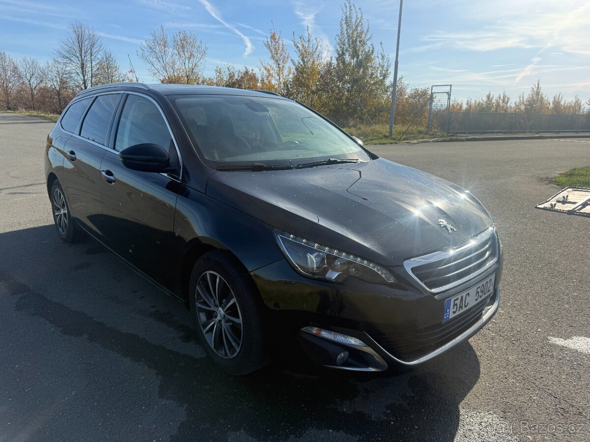 Peugeot 308 1,6 HDi 88 kW Allure spotřeba 3,8 l - 7