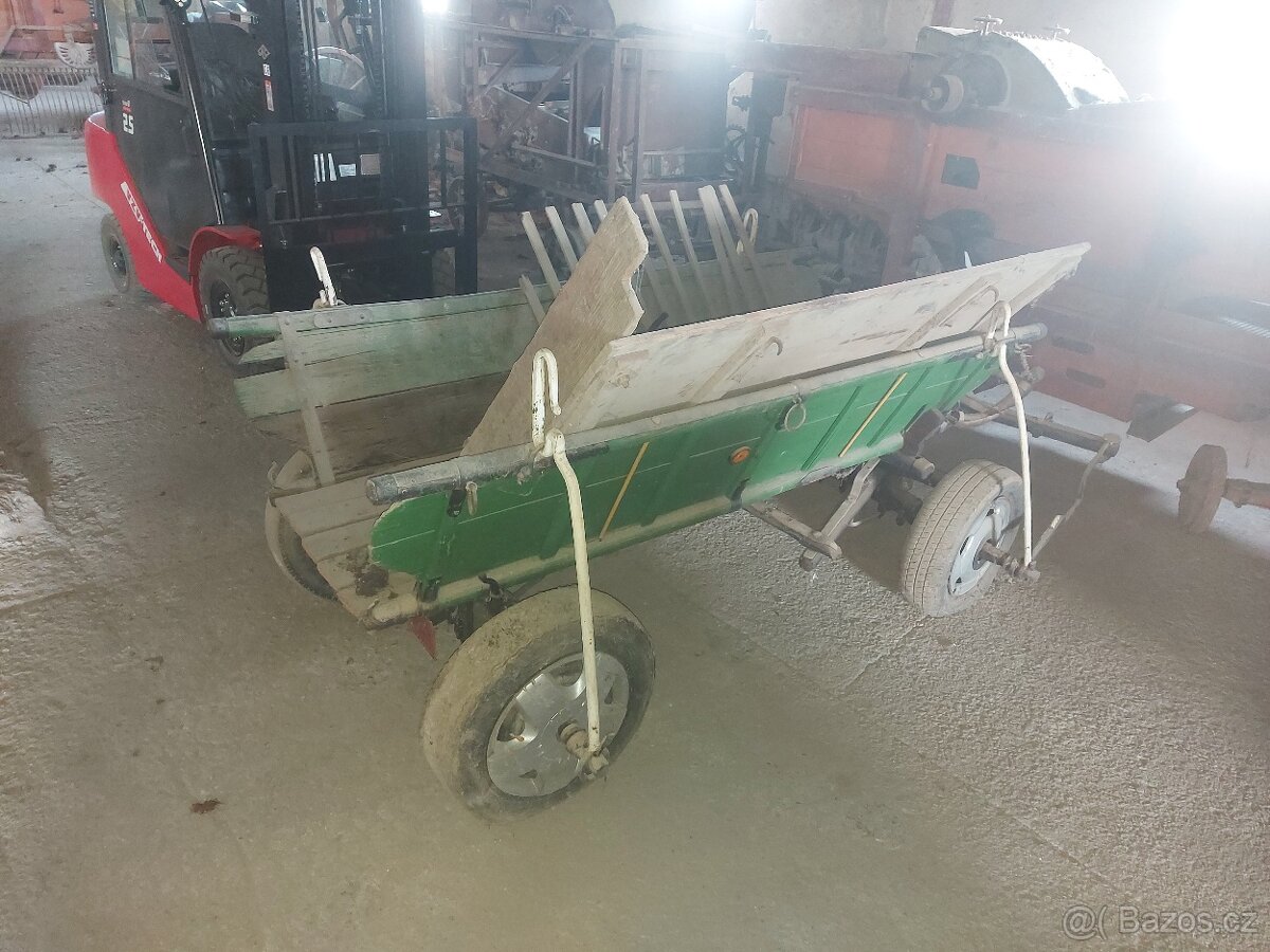 2x voz malé sánky+koč luxusný stav - 7