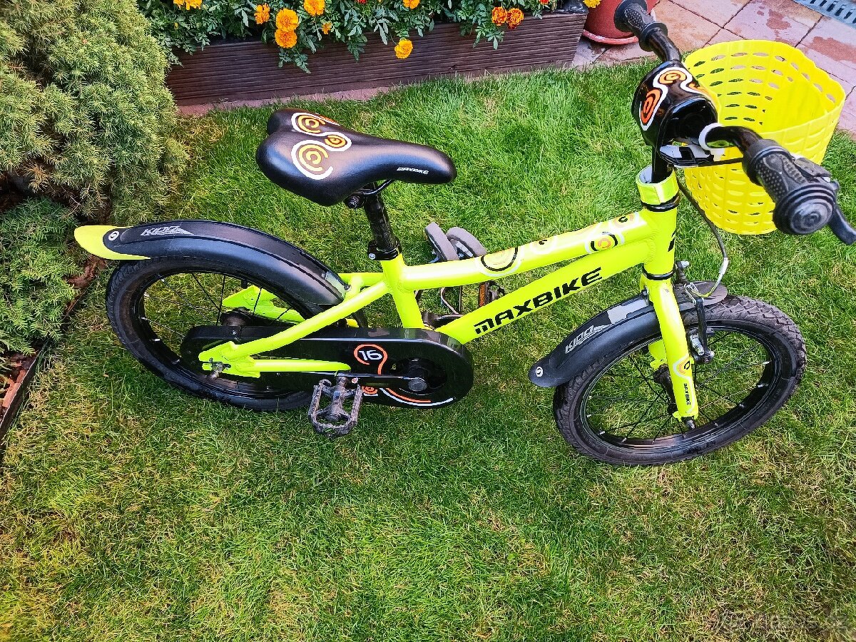 Dětské kolo Maxbike 16" balanční kolečka zdarma - 7