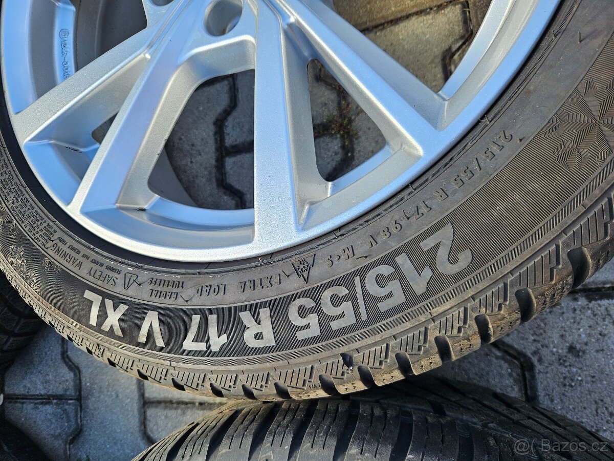 ALU Borbet 5x112 Zimní 215/55/17 - 7