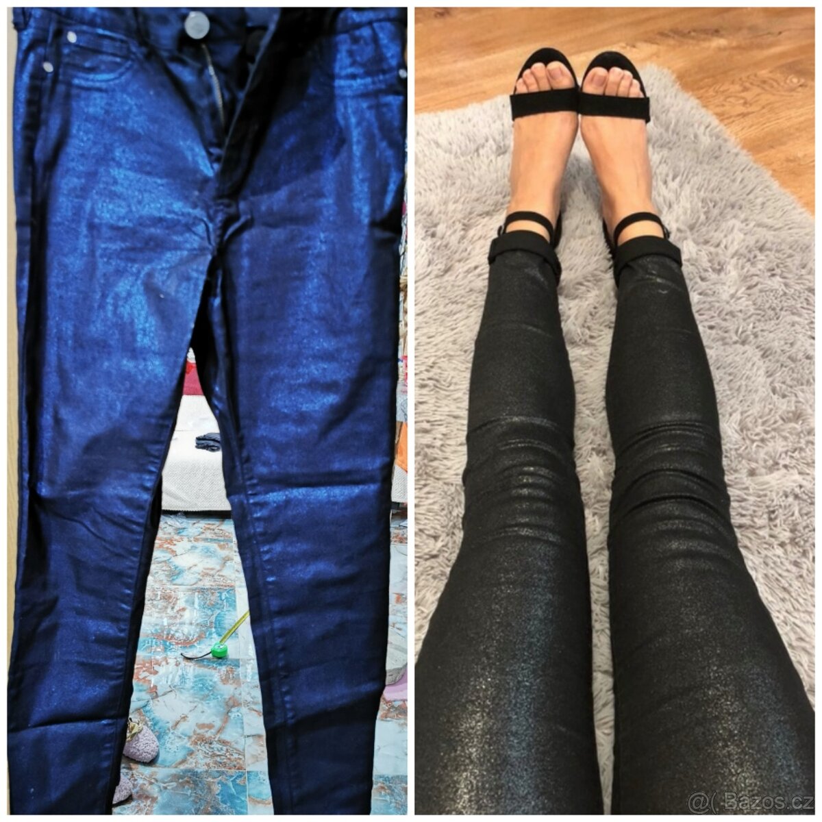 Dámske nohavice brokát - 7