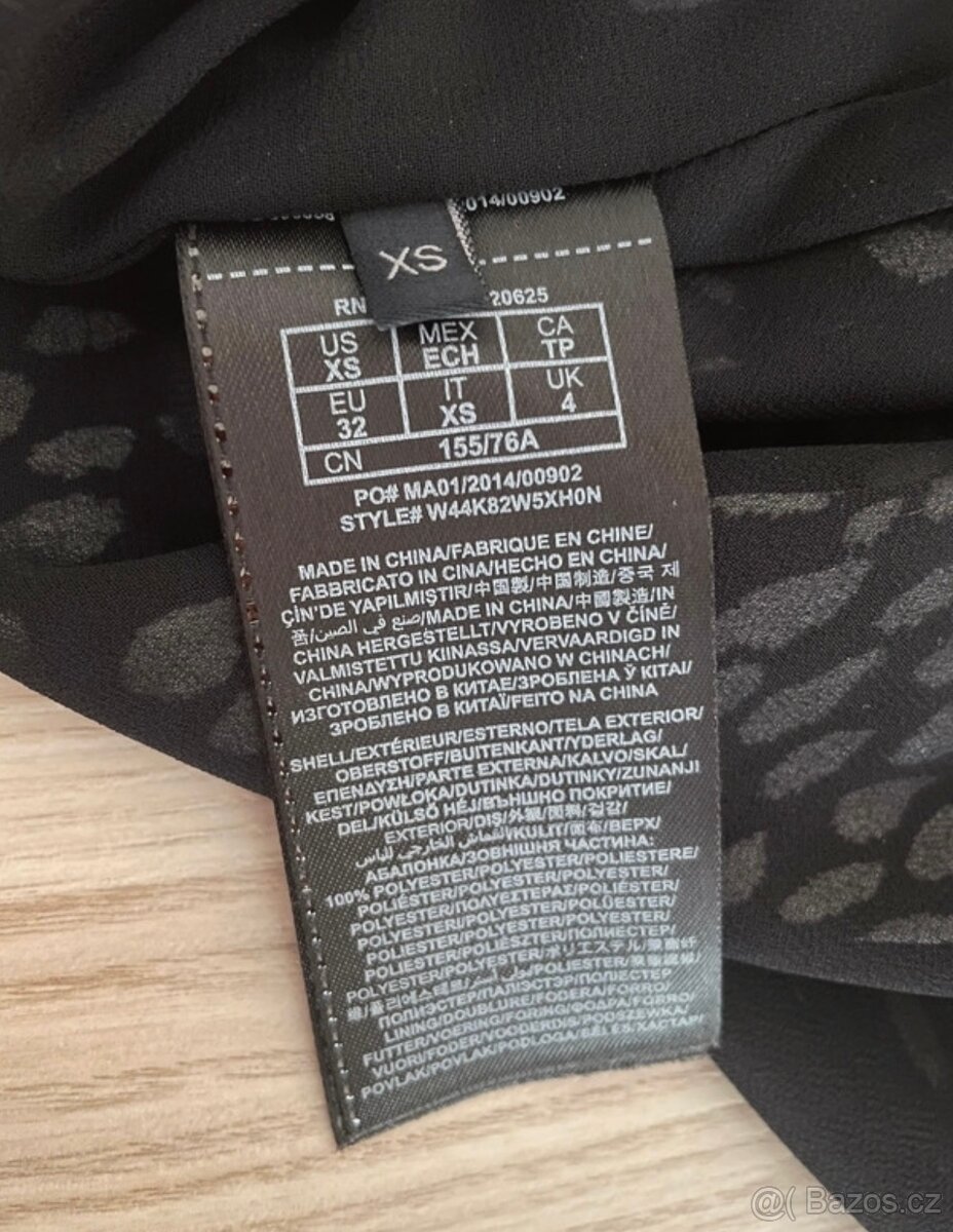 Černobílé Šaty Guess, vel.S - 7