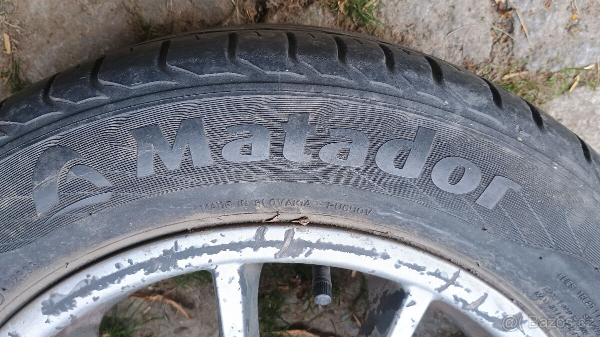 Alu kola Dezent 4x100 s pneu 195/60 R15 (#179) - 7