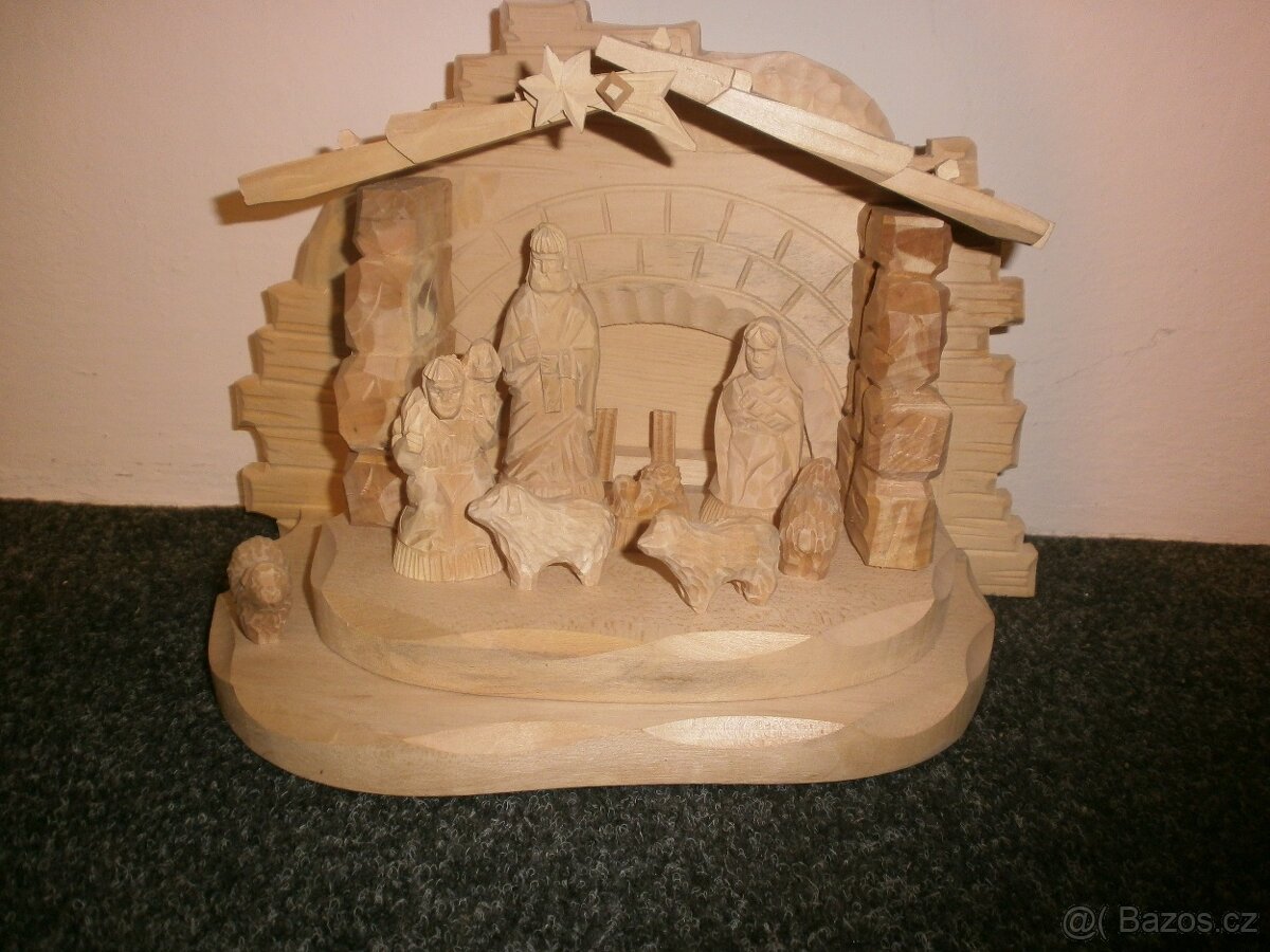 Český dřevěný betlém 14B8 - 7