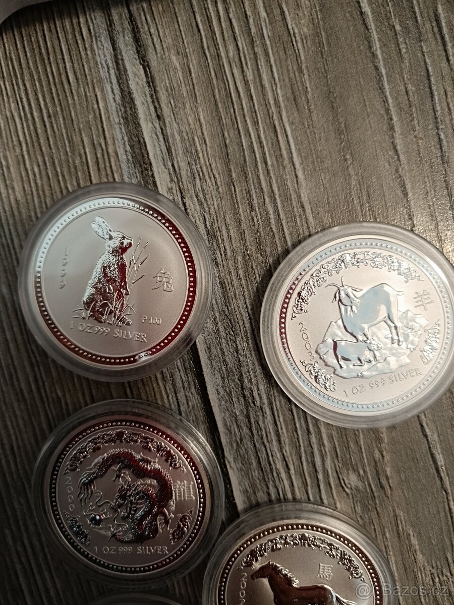 Lunární série I, Austrálie 2008–2019. 1oz. 300.000 ks - 7