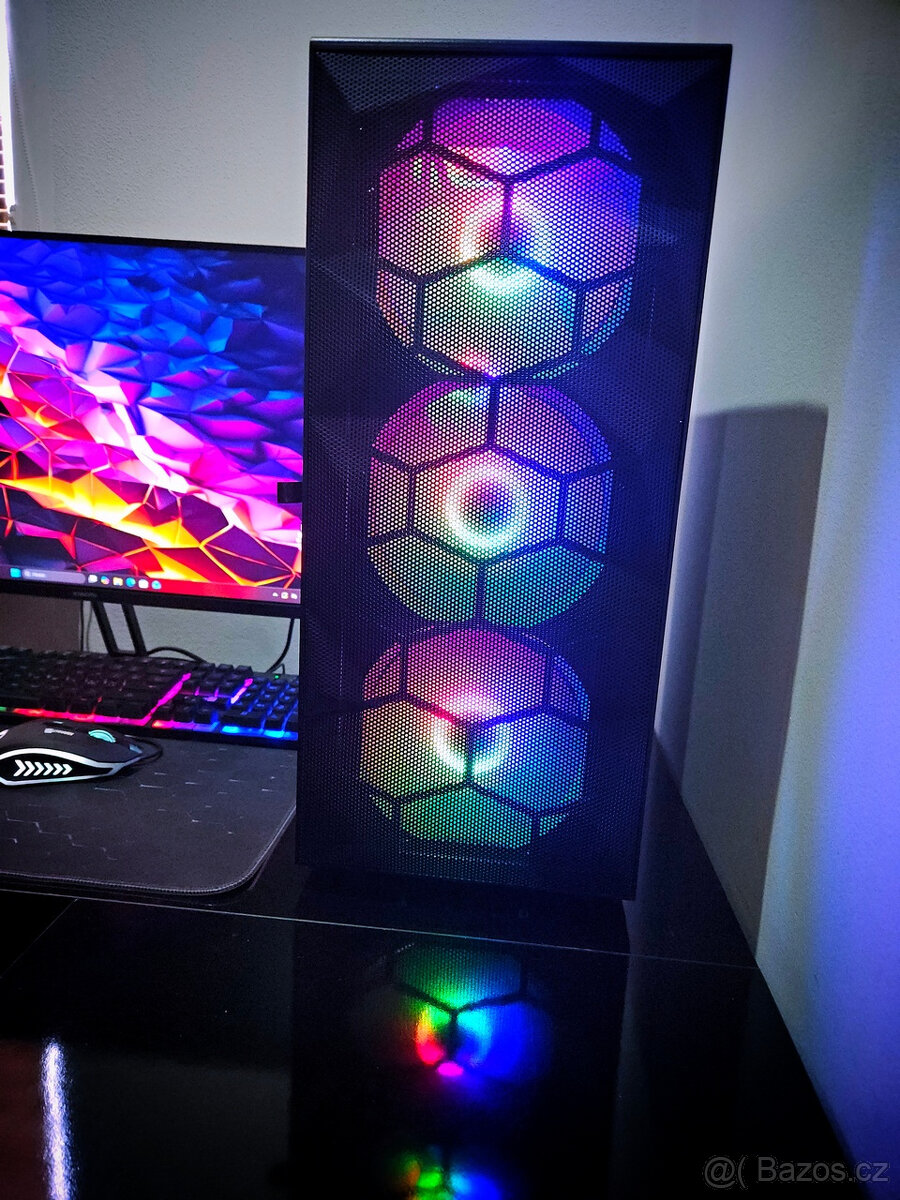 🔥Herní PC i7|GTX1060|16GB RAM|SSD|6xRGB|WiFi+BT|W11 - 7