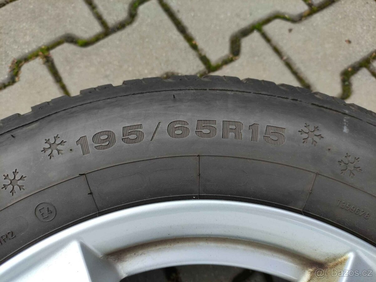 ALU KOLA SEAT LEON 15" na ZIMNÍCH 195/65/15 - 7