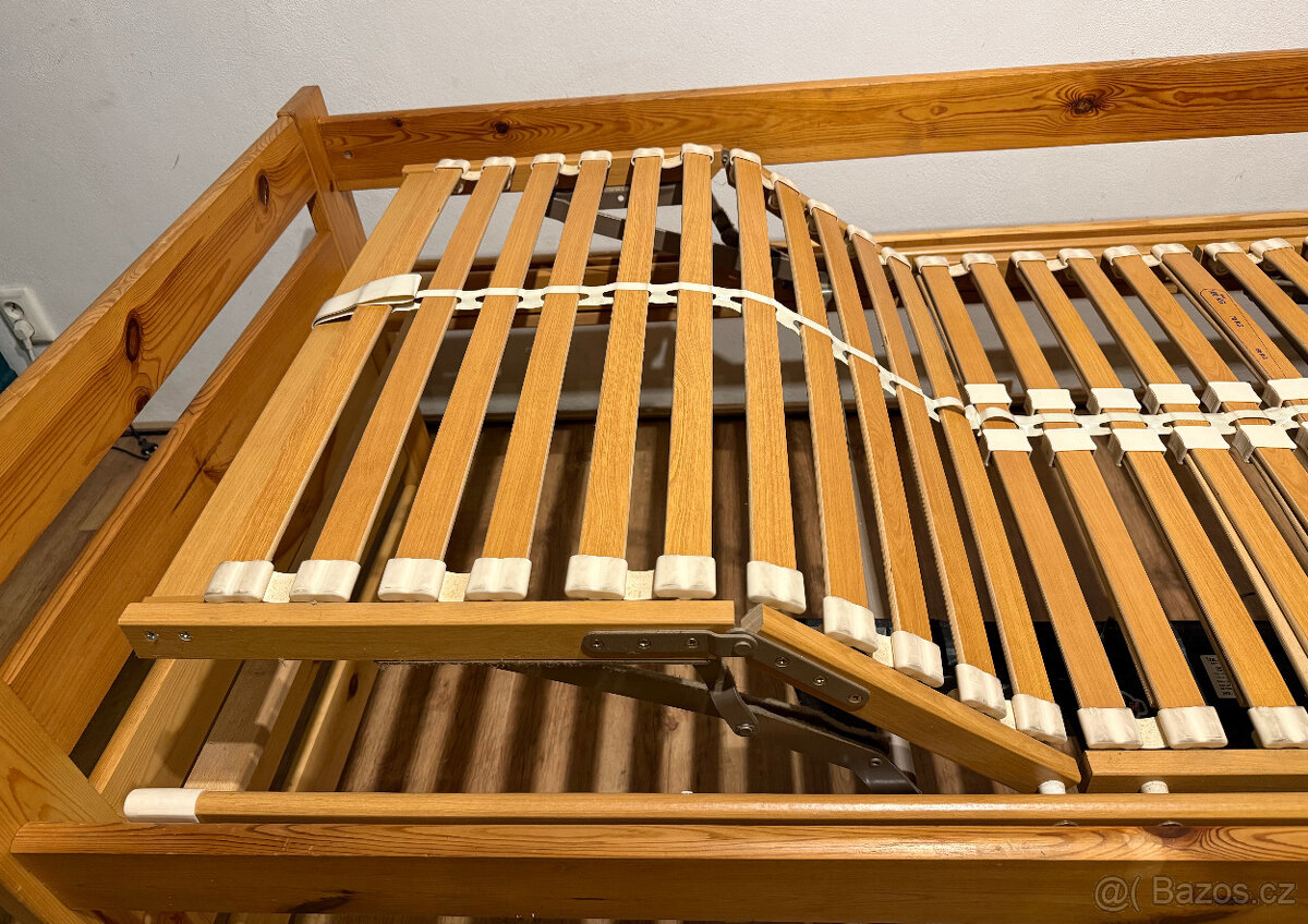 Zdravotní postel s elektrickým roštem a matrací - 7