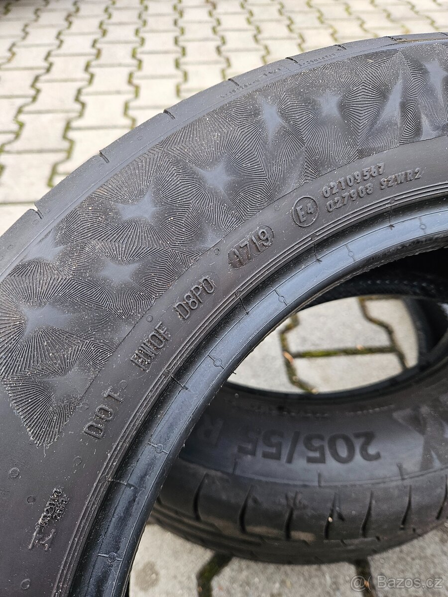 Letní pneu Continental 205/55/16 - 90% - 7