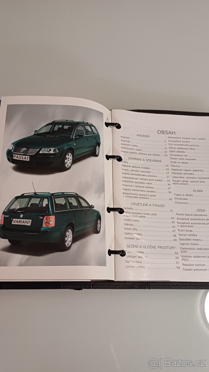 VW Passat B5 Facelift - Orig návod k obsluze CZ - 7