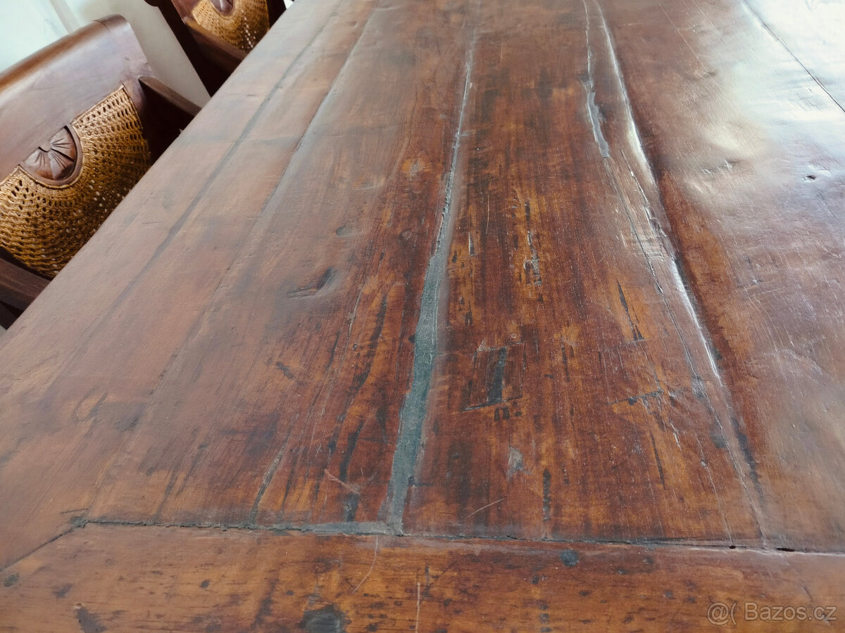 Jídelní stůl rustikální TEAK - 7