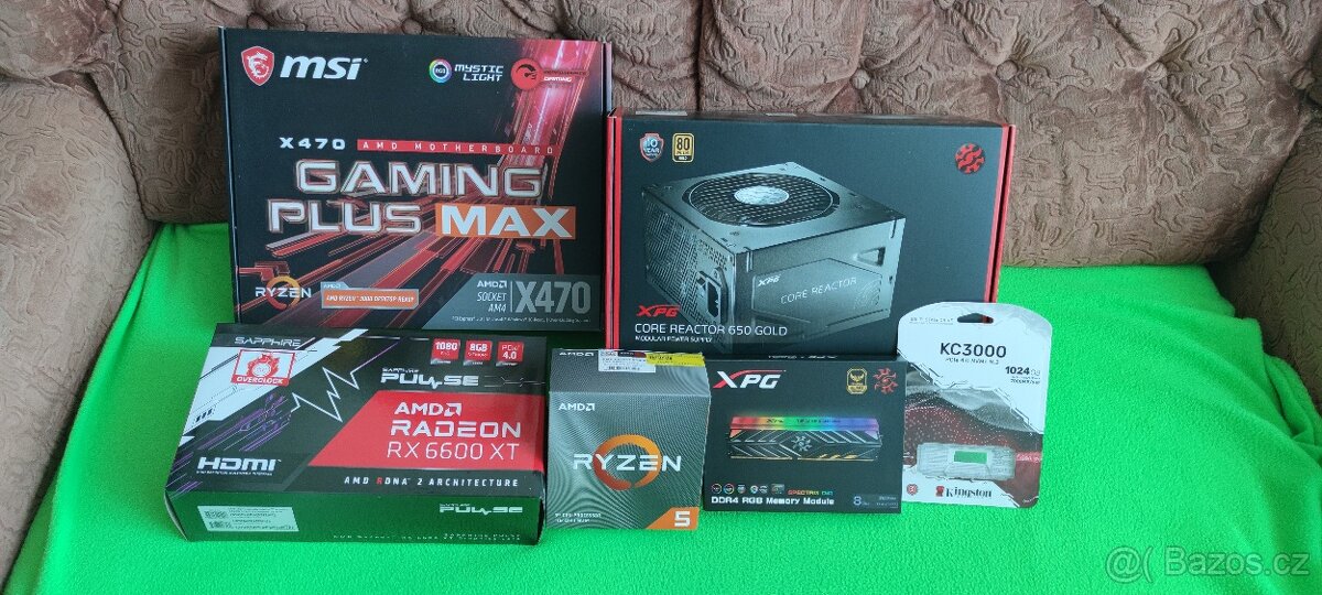 Krásný herní počítač Radeon RX 6600XT,16gb,Ryze5-3600 - 7